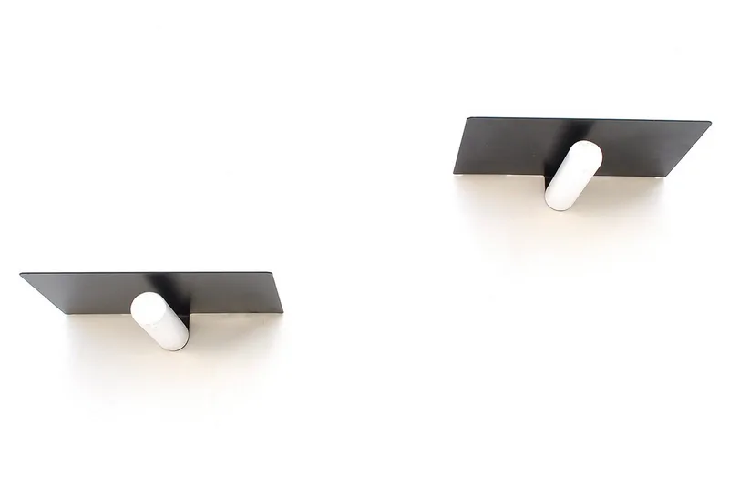 Noke Vegghylle 21 cm - Svart / Hvit - Oppbevaring - Hylle - Vegghylle