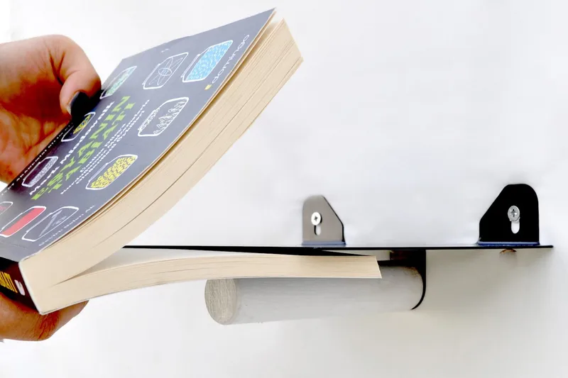 Noke Vegghylle 21 cm - Svart / Hvit - Oppbevaring - Hylle - Vegghylle