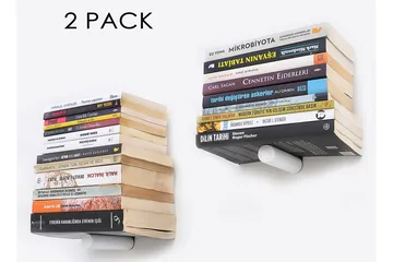 Noke Vegghylle 21 cm - Svart / Hvit - Oppbevaring - Hylle - Vegghylle