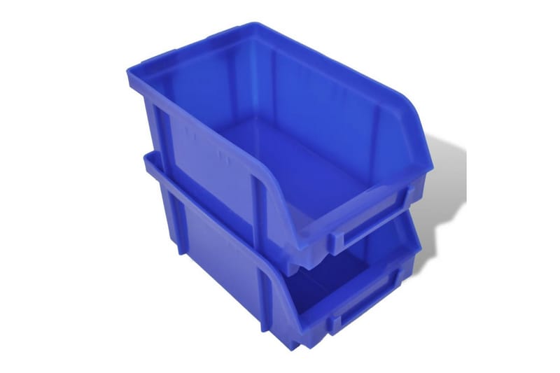 Oppbevaringssett veggmontert garasje 30 deler blå og rød - Rød|Blå - Vegghylle - Vegghengt oppbevaring