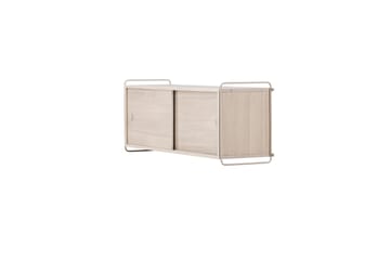 Paris Vegghylle 122x35 cm Hvit - Oppbevaring - Hylle - Vegghylle