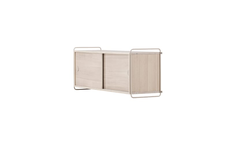 Paris Vegghylle 122x35 cm Hvit - Oppbevaring - Hylle - Vegghylle