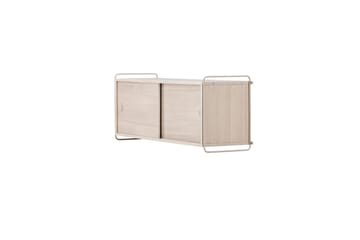 Paris Vegghylle 122x35 cm Hvit - Oppbevaring - Hylle