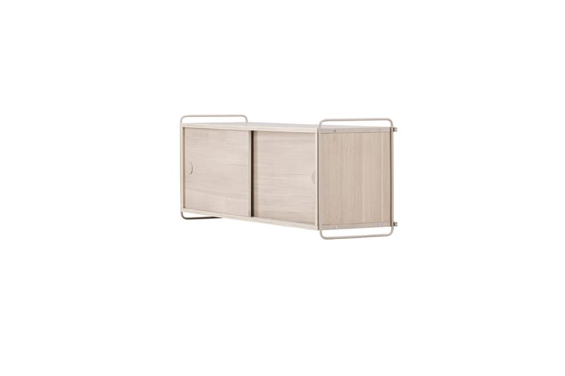 Paris Vegghylle 122x35 cm Hvit - Oppbevaring - Hylle