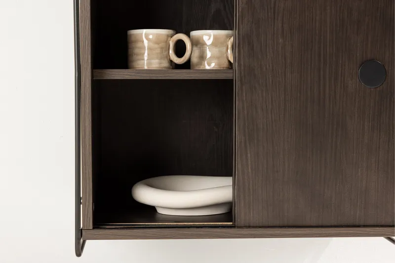 Paris Vegghylle 60x35 cm - Brun - Oppbevaring - Hylle