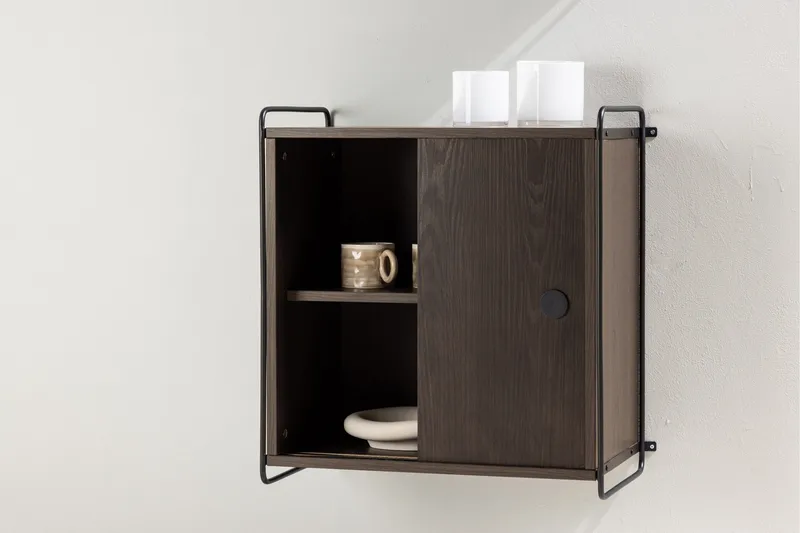 Paris Vegghylle 60x35 cm - Brun - Oppbevaring - Hylle