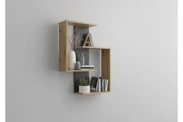 Prabhat Vegghylle 44 cm - Brun - Oppbevaring - Hylle - Vegghylle