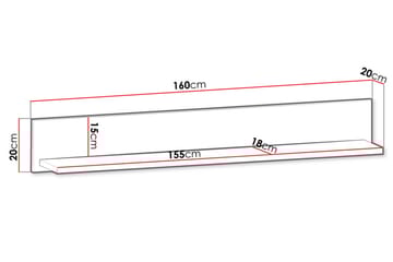 Prowansja Vegghylle Hvit|Natur - Oppbevaring - Hylle - Vegghylle