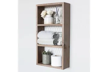 Pukkuri Vegghylle 30 cm - Brun - Oppbevaring - Hylle - Vegghylle