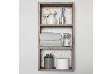 Pukkuri Vegghylle 30 cm - Brun - Oppbevaring - Hylle - Vegghylle