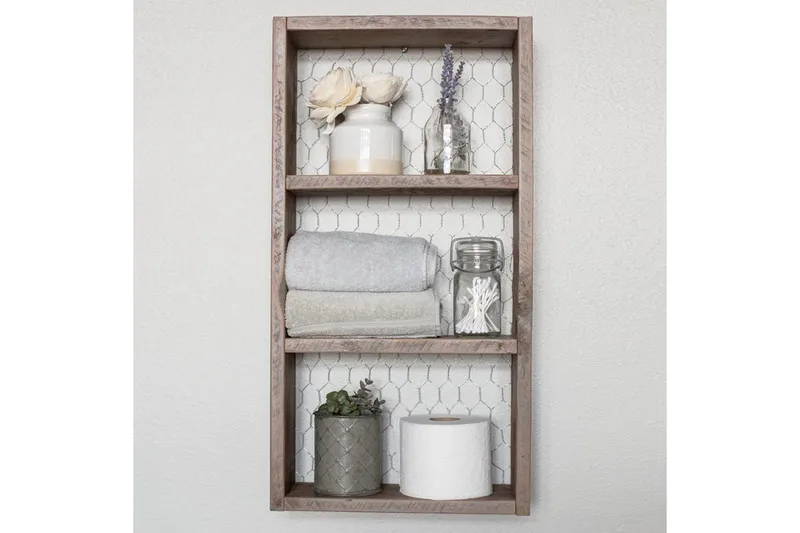 Pukkuri Vegghylle 30 cm - Brun - Oppbevaring - Hylle - Vegghylle