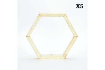 Pukkuri Vegghylle 36 cm - Brun - Oppbevaring - Hylle - Vegghylle