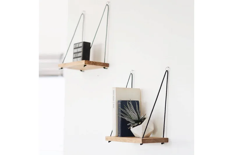 Pukkuri Vegghylle 40 cm - Brun - Oppbevaring - Hylle - Vegghylle