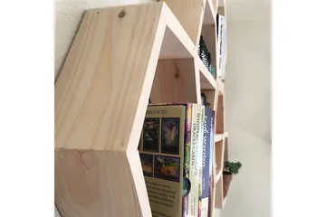 Pukkuri Vegghylle 42 cm - Brun - Oppbevaring - Hylle - Vegghylle