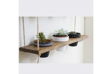 Pukkuri Vegghylle 60 cm - Brun - Oppbevaring - Hylle - Vegghylle