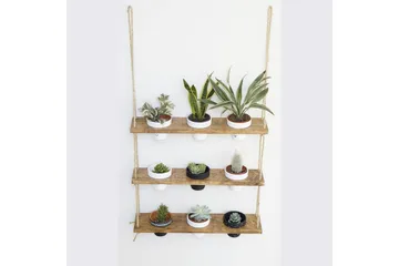 Pukkuri Vegghylle 60 cm - Brun - Oppbevaring - Hylle - Vegghylle