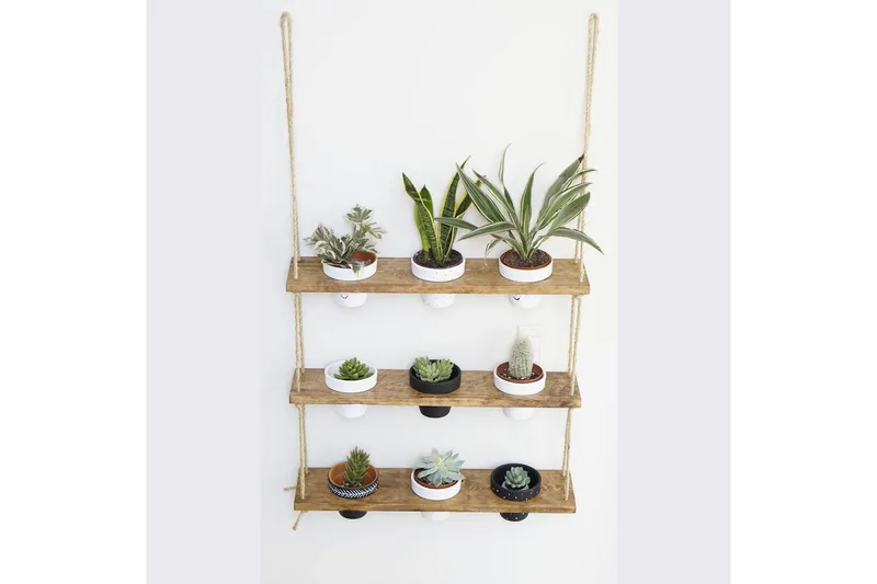 Pukkuri Vegghylle 60 cm - Brun - Oppbevaring - Hylle - Vegghylle