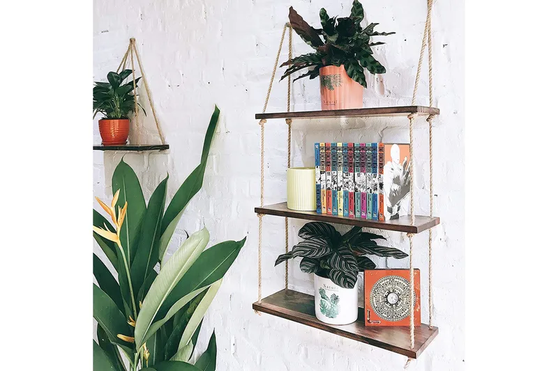 Pukkuri Vegghylle 60 cm - Brun - Oppbevaring - Hylle - Vegghylle