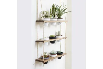 Pukkuri Vegghylle 60 cm - Brun - Oppbevaring - Hylle - Vegghylle