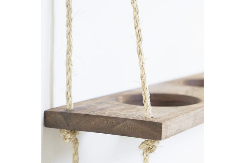 Pukkuri Vegghylle 60 cm - Brun - Oppbevaring - Hylle - Vegghylle