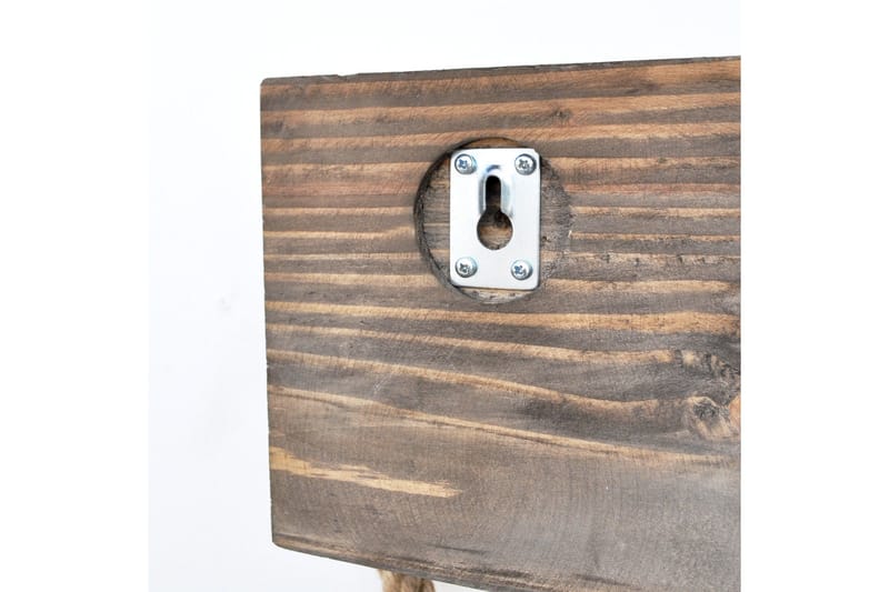 Pukkuri Veggoppheng 14 cm - Brun - Interiør - Baderomsinnredning - Håndklehengere