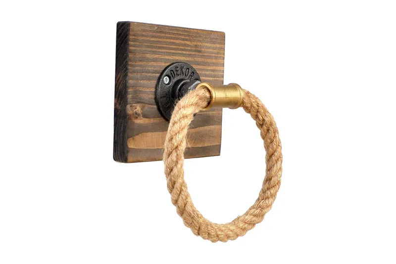 Pukkuri Veggoppheng 14 cm, Brun