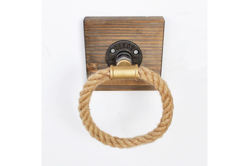 Pukkuri Veggoppheng 14 cm - Brun - Oppbevaring - Hylle - Vegghylle