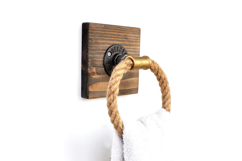 Pukkuri Veggoppheng 14 cm - Brun - Oppbevaring - Hylle - Vegghylle