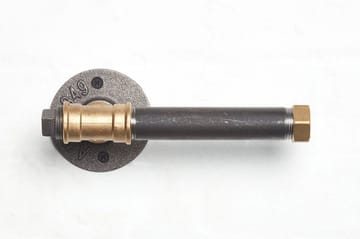 Pukkuri Veggoppheng 22 cm - Svart/Gul - Interiør - Baderomsinnredning - Toalettrullholdere