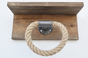 Pukkuri Veggoppheng 30 cm - Brun - Oppbevaring - Hylle - Vegghylle