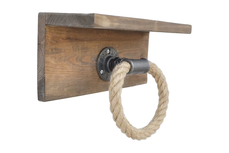 Pukkuri Veggoppheng 30 cm, Brun