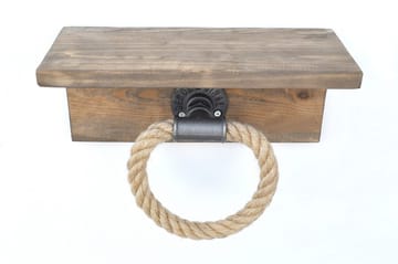 Pukkuri Veggoppheng 30 cm - Brun - Oppbevaring - Hylle - Vegghylle