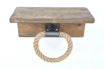 Pukkuri Veggoppheng 30 cm - Brun - Oppbevaring - Hylle - Vegghylle