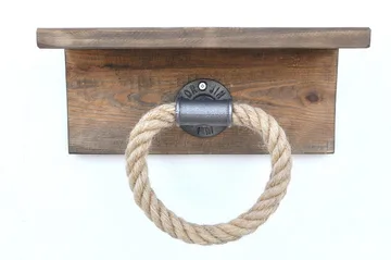 Pukkuri Veggoppheng 30 cm - Brun - Oppbevaring - Hylle - Vegghylle