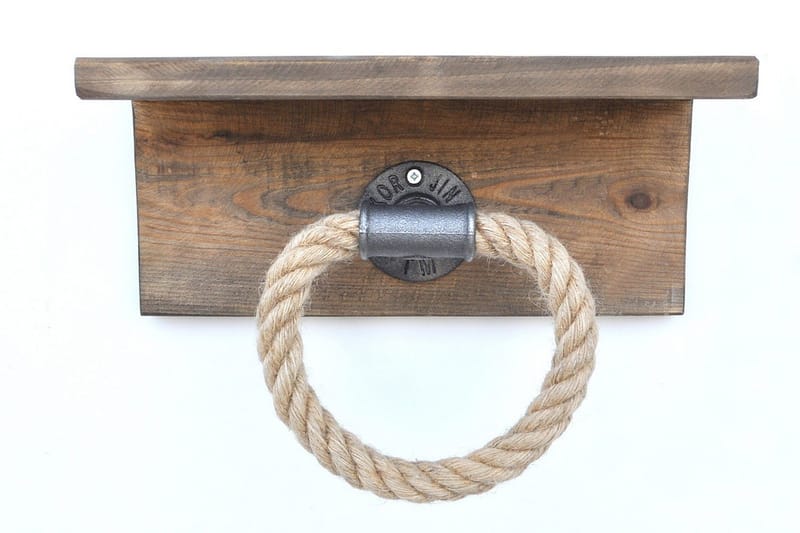 Pukkuri Veggoppheng 30 cm - Brun - Oppbevaring - Hylle - Vegghylle