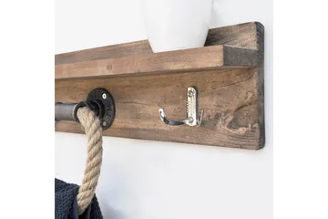 Pukkuri Veggoppheng 60 cm - Brun - Oppbevaring - Kles oppbevaring - Kleshengere & knaggrekker - Knagger