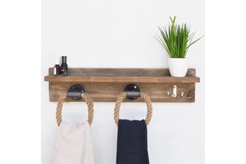 Pukkuri Veggoppheng 60 cm - Brun - Oppbevaring - Kles oppbevaring - Kleshengere & knaggrekker - Knagger