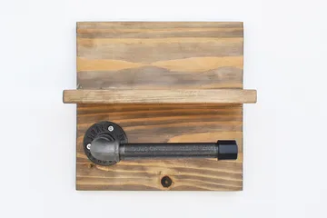 Pukkuri Papirholder 14 cm - Brun/Svart - Interiør - Baderomsinnredning - Toalettrullholdere