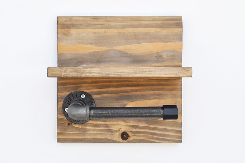 Pukkuri Papirholder 14 cm - Brun/Svart - Interiør - Baderomsinnredning - Toalettrullholdere