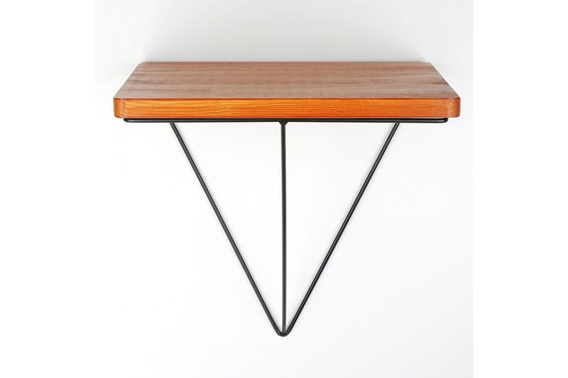 Pukkuri Papirholder med Hylle 33 cm - Brun/Svart - Oppbevaring - Hylle - Vegghylle