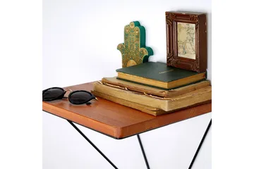 Pukkuri Papirholder med Hylle 33 cm - Brun/Svart - Oppbevaring - Hylle - Vegghylle