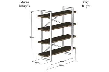 Puqa Design Bokhylle - Oppbevaring - Hylle - Vegghylle