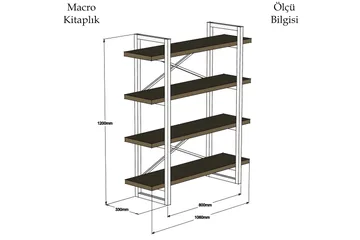 Puqa Design Bokhylle - Oppbevaring - Hylle - Vegghylle