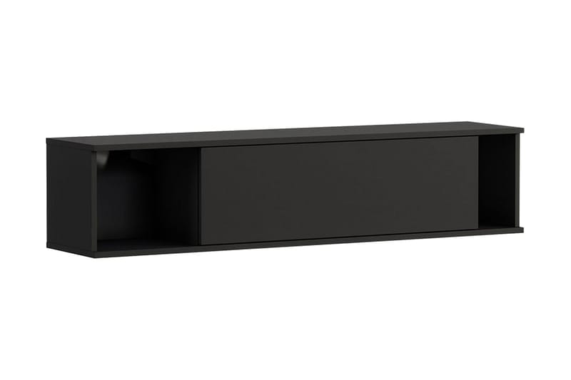 Querty Vegghylle 135x30x30 cm, Svart