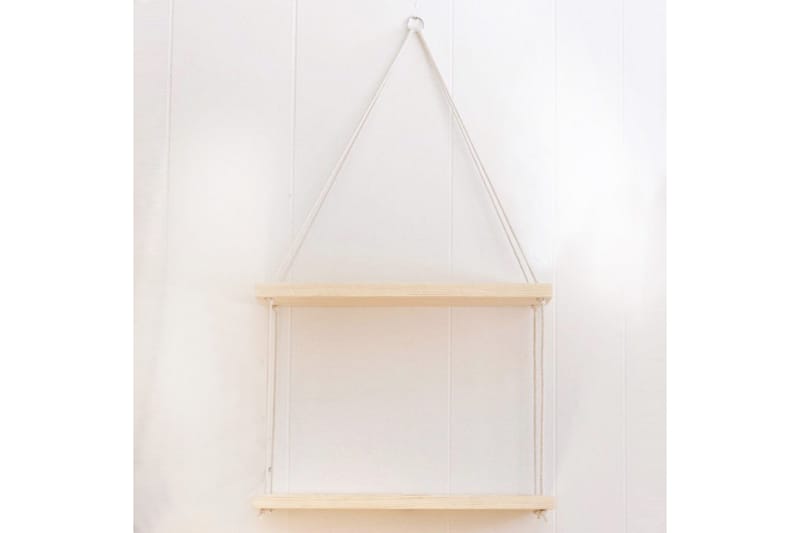 Raniye Vegghylle 40x2 cm - Mørkebrun - Oppbevaring - Hylle - Vegghylle