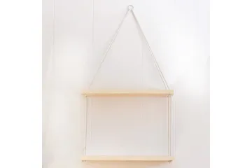 Raniye Vegghylle 40x2 cm - Mørkebrun - Oppbevaring - Hylle - Vegghylle