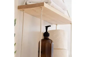 Raniye Vegghylle 40x2 cm - Mørkebrun - Oppbevaring - Hylle - Vegghylle