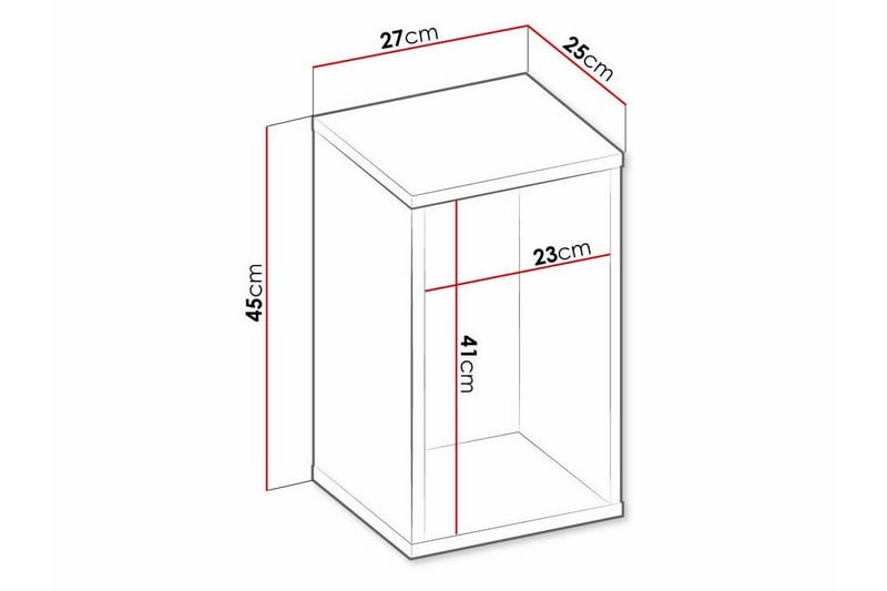 Rathmore vegghylle 27x25 cm - Oppbevaring - Hylle - Vegghylle