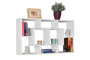 Rhosgoch Vegghylle - Hvit - Oppbevaring - Hylle - Vegghylle