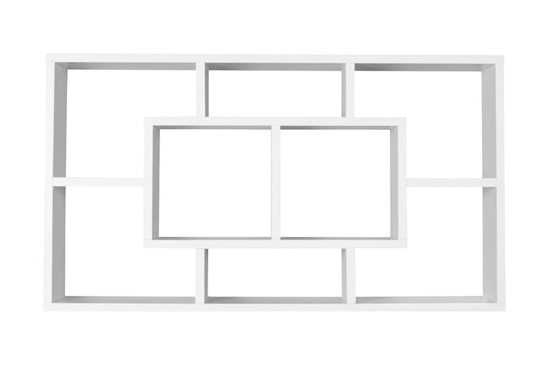 Rhosgoch Vegghylle - Hvit - Oppbevaring - Hylle - Vegghylle